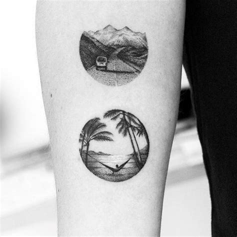 Shop tattoo inks, tattoo pens, and accessories. 40 Small Beach Tattoos For Men - Seashore Design Ideas