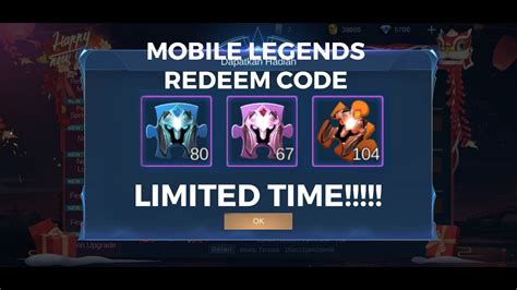 So in this space, we are going to share some information about mobile legends (moba). REDEEM CODE MOBILE LEGENDS - YouTube