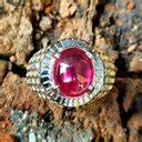 Jual Batu Cincin Merah Siam Super Asli Bangkok Di Lapak Central Grosir