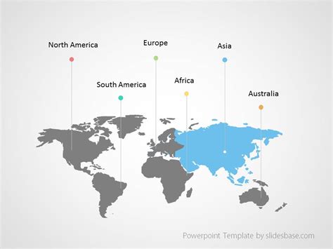 World Map Infographic Powerpoint Template Slidesbase