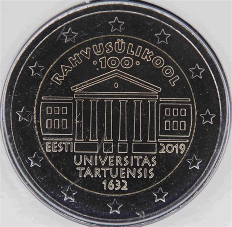 Estonia 2 Euro Coin 100th Anniversary Of The Estonian Language
