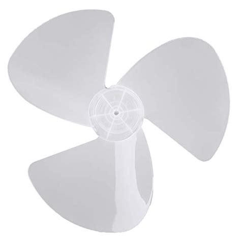 Chictry 16 Inch Fan Blade 3 Leaves Plastic White Fan Blade Replacement