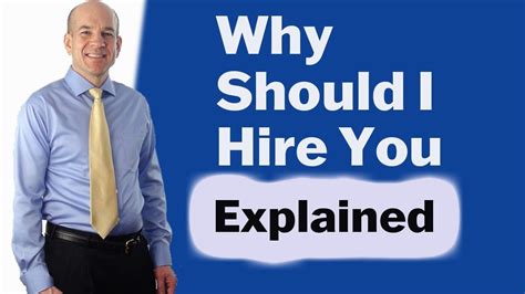 Why Should I Hire You Best Interview Questions And Answers Youtube