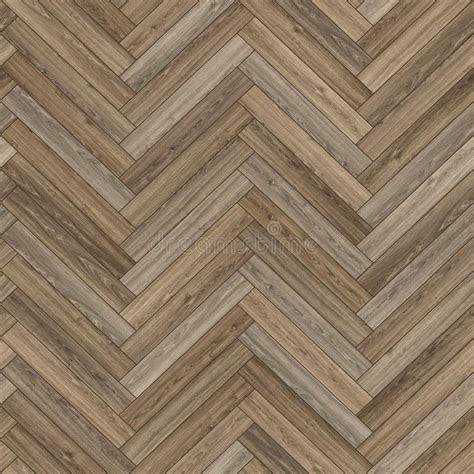 Seamless Wood Parquet Texture Herringbone Neutral Stock Image Image