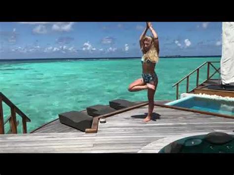Yoga During Christmas At Maldives Quick Poses For Naked Yoga Youtube
