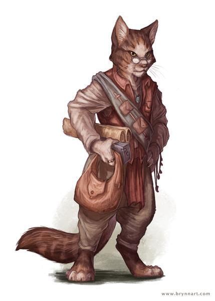 Pin By Brookelyn Gingras On Dandd Cat Character Character Art Dnd