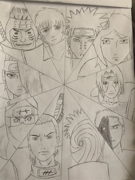 Naruto Akatsuki Drawing