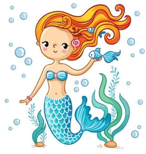 Pin By Melanie Jenkins On Fairies And Mermaids Mermaid Cartoon Mermaid Illustration Mermaid