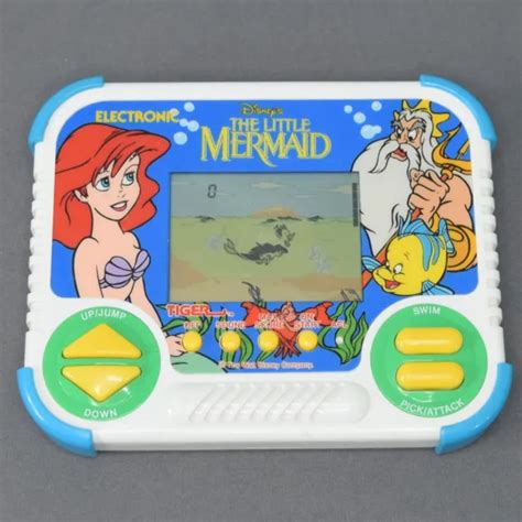 Vtg Disney Andthe Little Mermaid Tiger 1990 Handheld Electronic Game