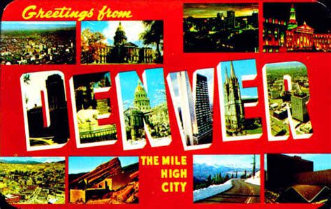Colorado Large Letter Postcards