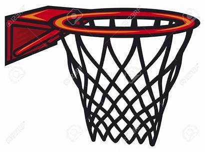 Basketball Basket Hoop Clipart Animated Ball Vector