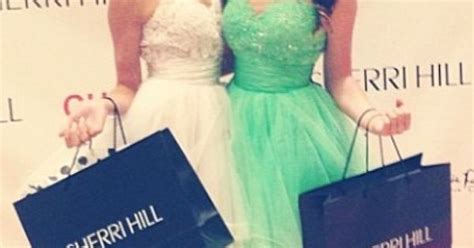 Paige And Brooke Representing Sherri Hill At Fashion Week Paige And Brooke Pinterest Dance