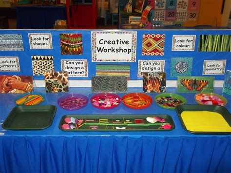 A Colourful Creative Workshop Sparkles And Jewels Too Eyfs