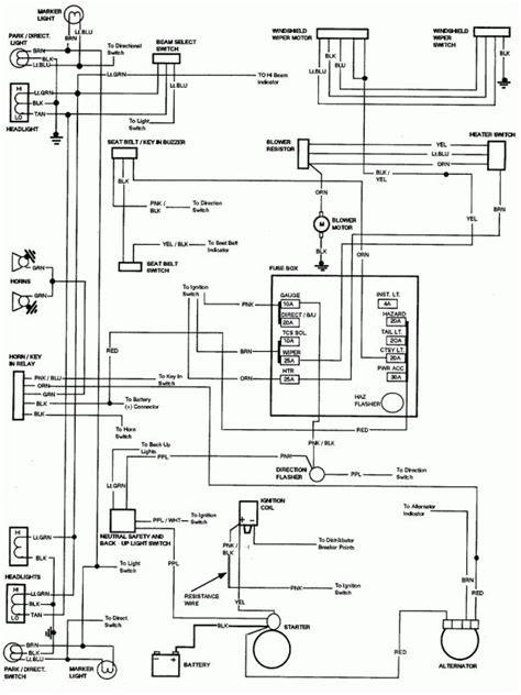 1983 Chevy Truck Light Wiring