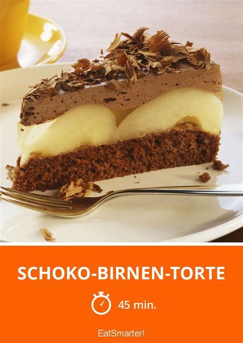 Schoko-Birnen-Torte | Rezept | Kuchen und torten, Kuchen und torten ...