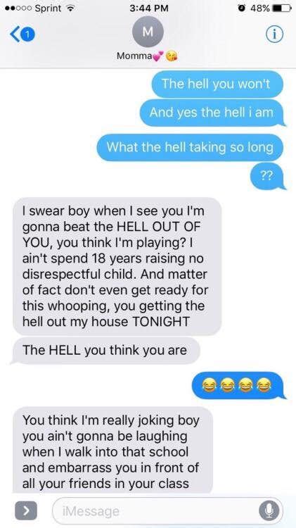 Son Pushed His Mom Too Far With His Texts Gallery Ebaums World