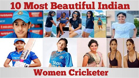 10 most beautiful indian women cricketer youtube