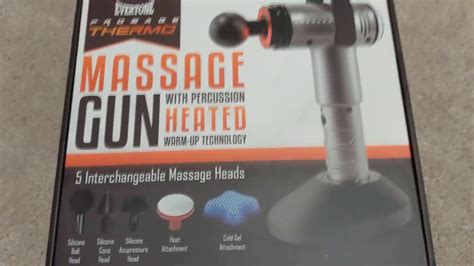 Evertone Prosage Thermo Massage Gun Unboxing Youtube