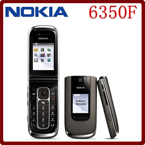 6350f Original Nokia 6350 Flip Mp3 Gsm 3g Unlocked Gprs Cell Phone One