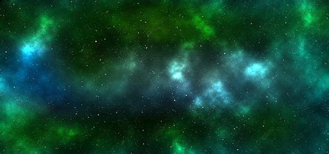 Fondo De Galaxia Con Color Verde Y Azul Galaxy Background Color Verde
