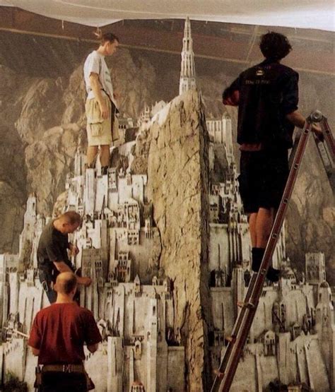 The Minas Tirith Miniature Used For The Filming Of The Lord Of The