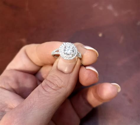 Round Double Halo Diamond Engagement Ring Doyle Design Dublin
