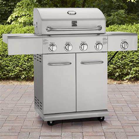 Kenmore 4 Burner Lp Stainless Steel Gas Grill