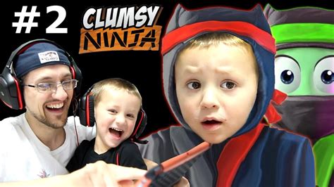 Dad And Chase Play Clumsy Ninja Pt 2 When Factory Balls Interrupt Lvl 5
