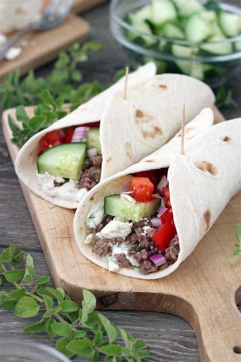 Sear the lamb on both sides until browned, then place the pan in the oven and cook for about 8 minutes or until the internal temperature of the lamb reaches 130°f. Greek Lamb Tacos with Tzatziki Sauce - Bowl of Delicious