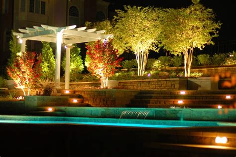 Foundation Dezin And Decor Landscape Garden Water Lights