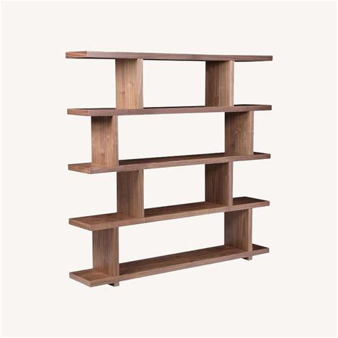 West Elm Modern Staggered Shelf Large Aptdeco