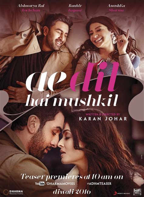 Ae Dil Hai Mushkil Check Out The First Poster Featuring Ranbir