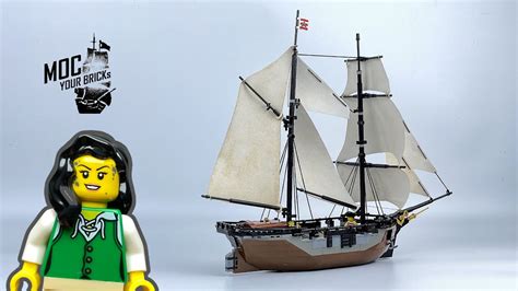 Lego Pirate Ship Moc Morton The Imperial Brigantine Speed Build