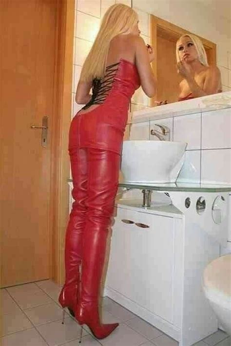 Pin By Helgey On Sexy Red Leather Sexy Leather Outfits Leather