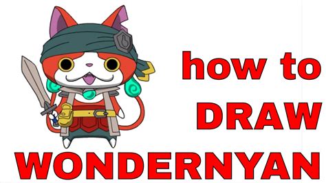 Follow along with our narrated step by step drawing lessons. How to draw Wondernyan from Yo-kai watch - YouTube