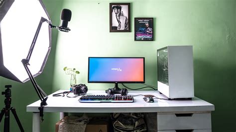 I Turned My Bedroom Into A Youtube Studio Full Desk Setup Studio On