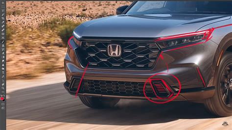 All New 2023 Honda Cr V Is Treated As A Mere Facelift Gets Rugged Cgi