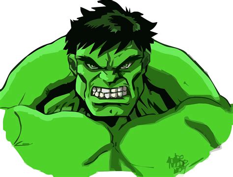 Download Incredible Hulk Face Cartoon Png Image With No Background