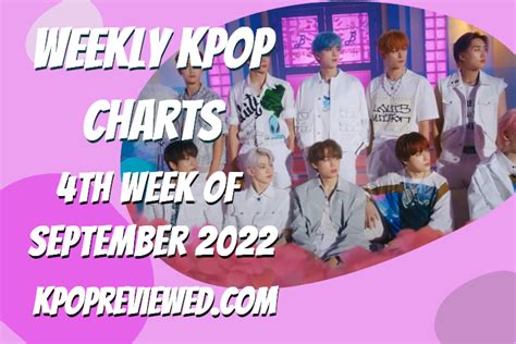 Weekly Kpop Chart 4th Week Of September 2022 Kpop Review Kpophit