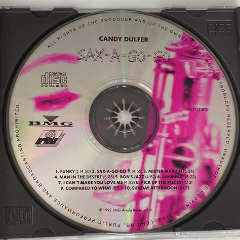 Buy Candy Dulfer Sax A Go Go Cd Online For A Great Price Restory