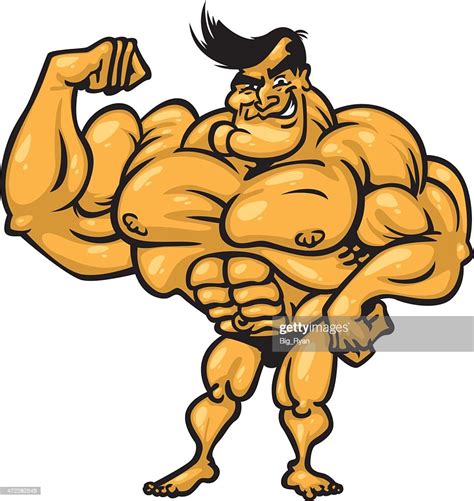 Muscle Man High Res Vector Graphic Getty Images