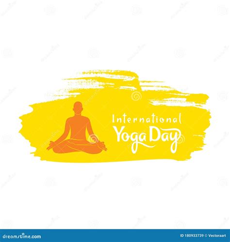 Illustration Of International Yoga Day Stock Vector Illustration Of Vector Woman