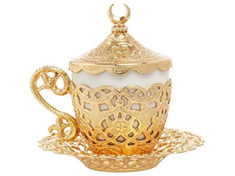 Alisveristime Pc Turkish Greek Arabic Coffee Espresso Cup Saucer Set