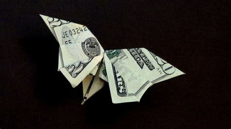 Dollar Origami Butterfly Tutorial How To Make A Dollar Butterfly