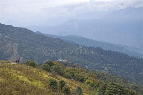 Nature Landscape Mountain In Nepal Autumn Himalayas Stock Image Image