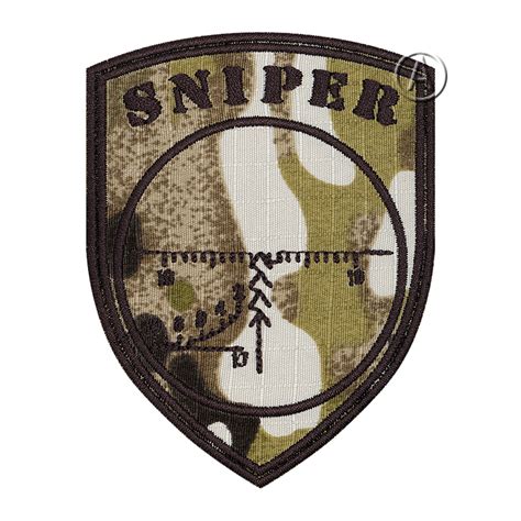 Sniper Embroidered Patch Camo Soviet Russian Army
