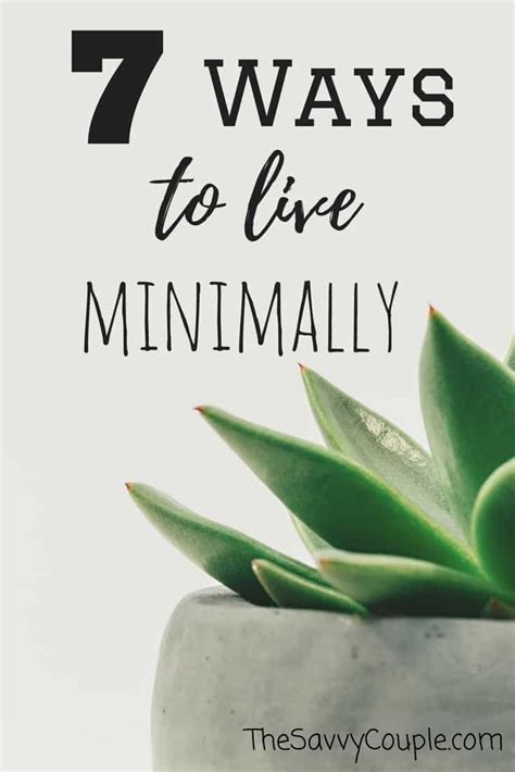 7 Simple Tricks To Help You Live A Minimalist Lifestyle Minimalist