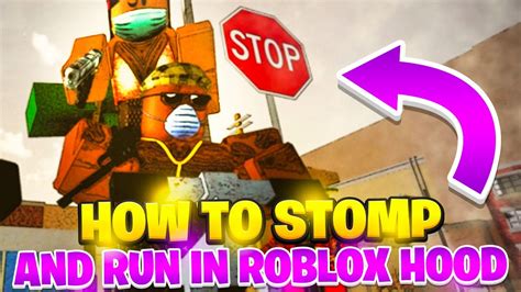 How To Stomp And Run In Roblox Da Hood Youtube