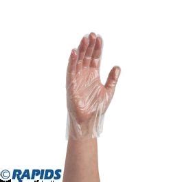 Biodegradable cast polyethylene cpe gloves. Bulk Disposable Food Service Poly Gloves, Large (Box of 500)