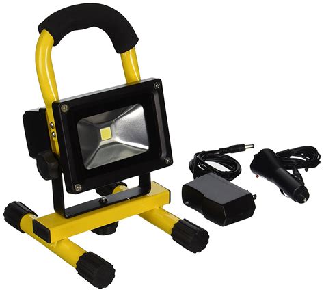 Portable 10w Cob Type Super Bright Led Work Light Rechargeable Flood